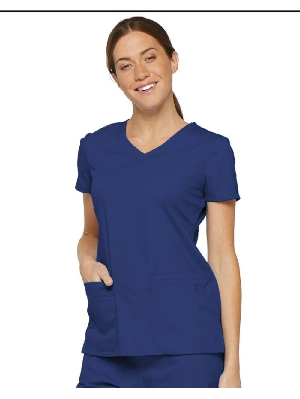 Dickies EDS Signature Scrubs Top for Women V-Neck Size S